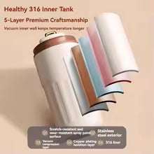 New Urbian Stainless Steel Thermo Water Bottle LED Temperature Display Travel Mug