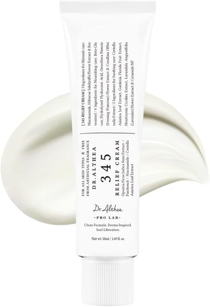 Urbian Burj Original Dr Althea 345 50 ml cream jar with white lid and label, displayed against a plain background.