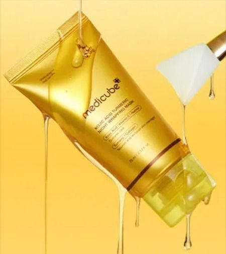 Kojic Acid Turmeric Night Wrapping Mask – Brightening, Hydrating & Even Skin Tone Care