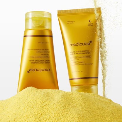 Kojic Acid Turmeric Night Wrapping Mask – Brightening, Hydrating & Even Skin Tone Care