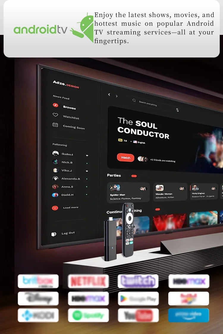 New Urbian Android TV 4K Streaming Stick