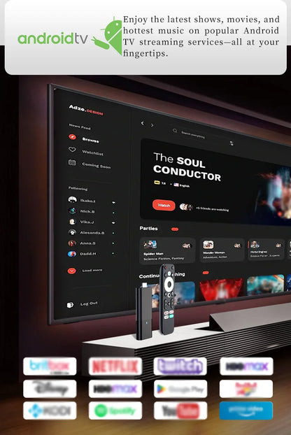 New Urbian Android TV 4K Streaming Stick
