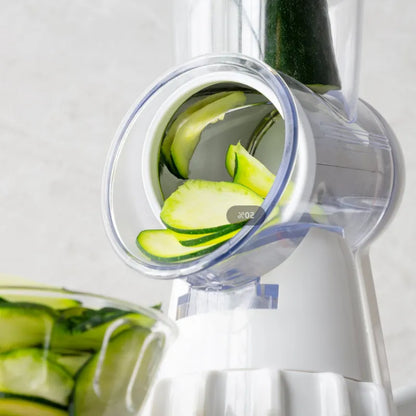 Hot selling 3-in-1 manual vegetable cutting machine with 3 sharp rollers