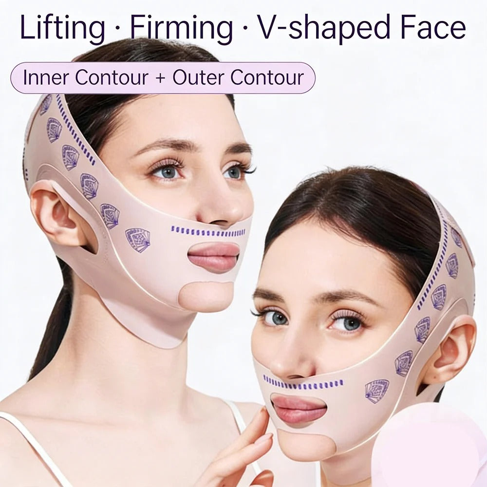 V Line Face Lifting Mask Chin Reducer Jaw Exerciser