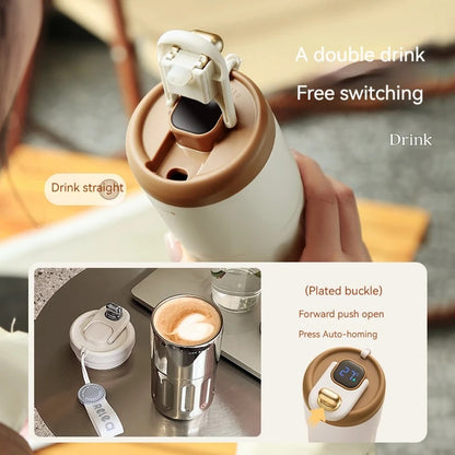 New Urbian Stainless Steel Thermo Water Bottle LED Temperature Display Travel Mug