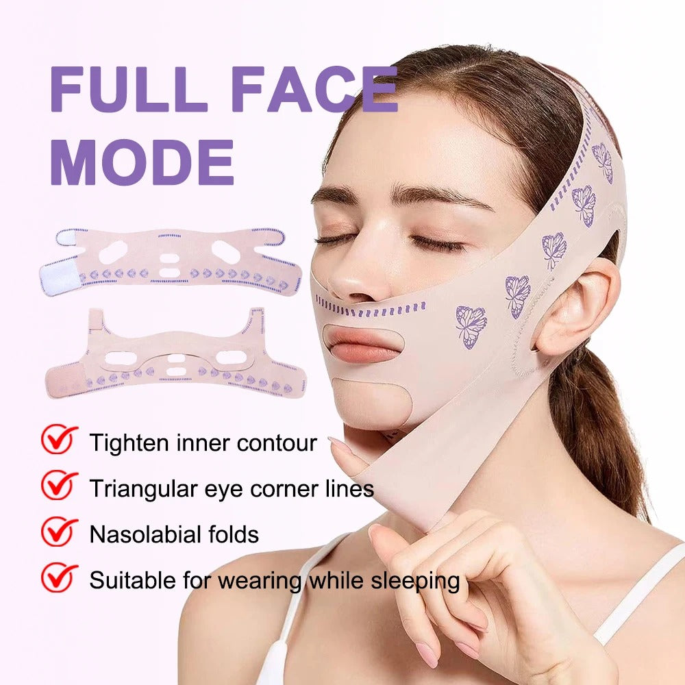 V Line Face Lifting Mask Chin Reducer Jaw Exerciser