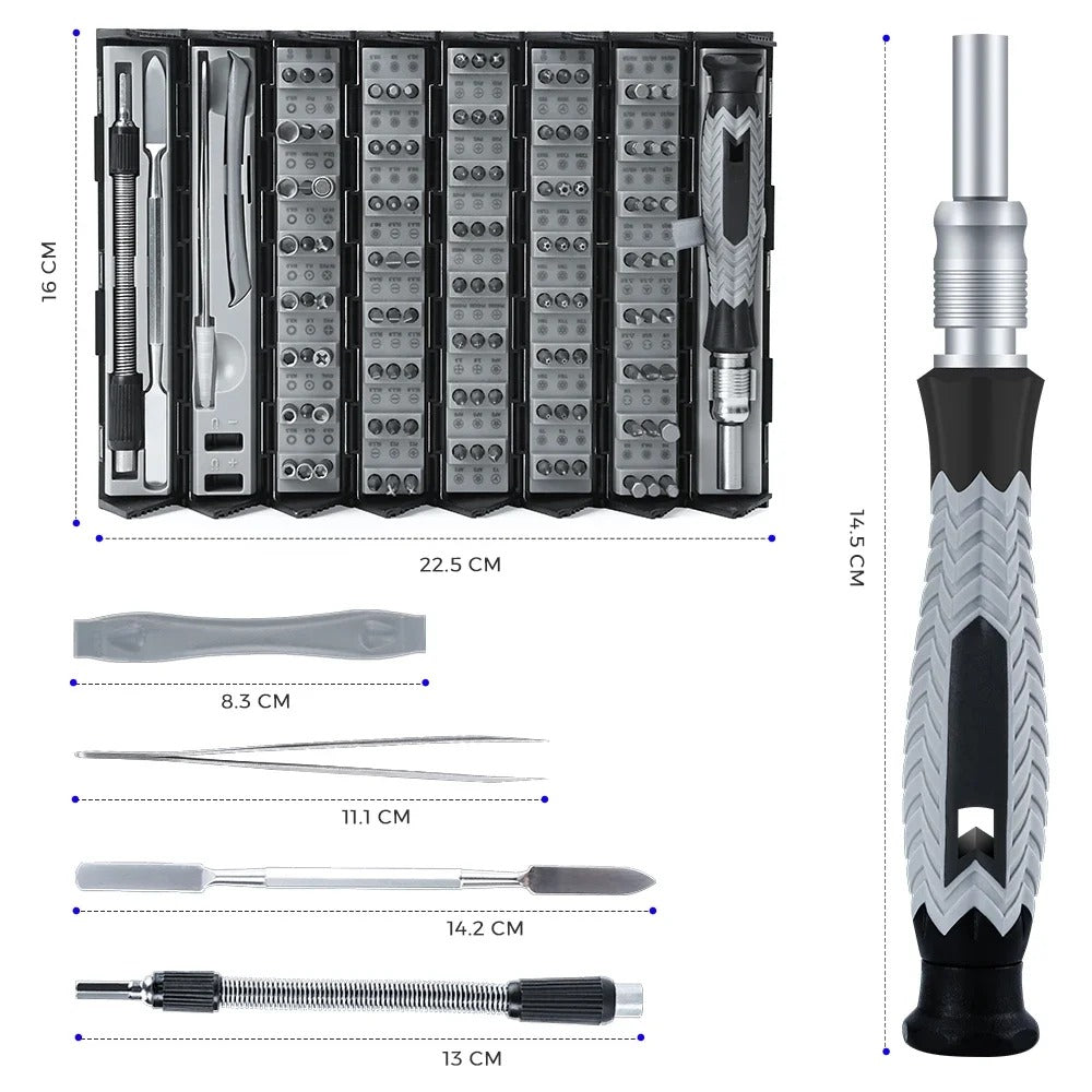 New 126 in 1 Portable Precision Screwdriver Set by Urbian Burj