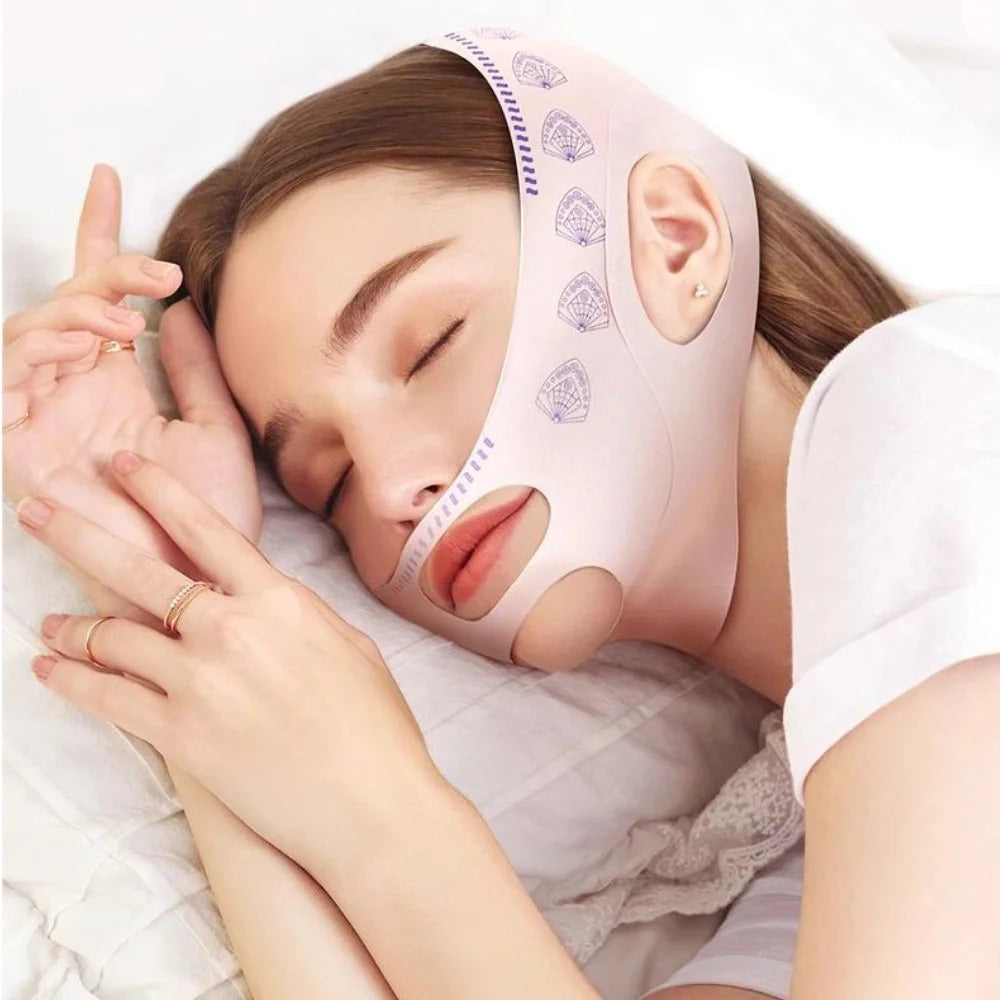 V Line Face Lifting Mask Chin Reducer Jaw Exerciser