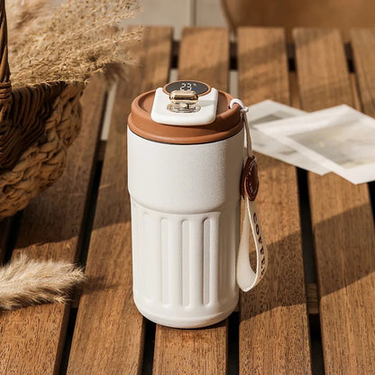 New Urbian Stainless Steel Thermo Water Bottle LED Temperature Display Travel Mug