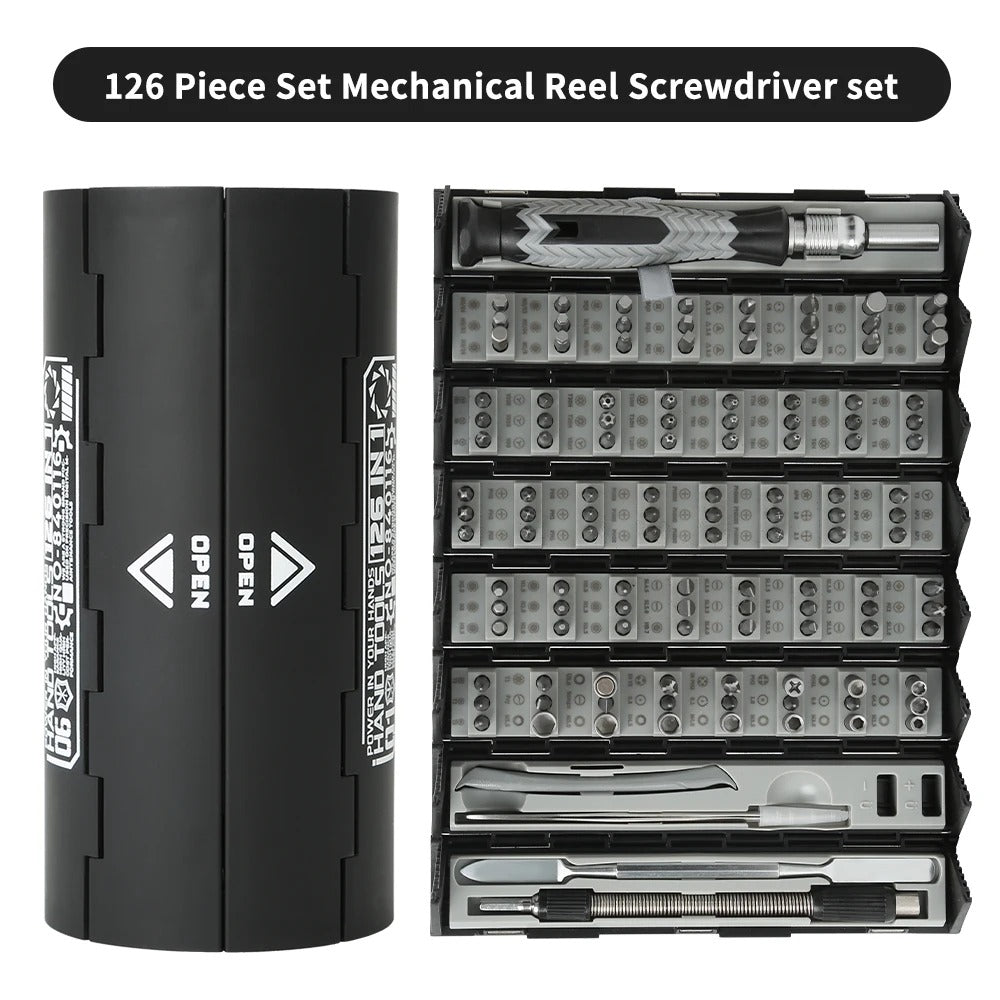 New 126 in 1 Portable Precision Screwdriver Set by Urbian Burj