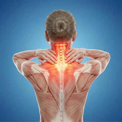 Urbian Burj shoulder and neck massager accessory showing ergonomic design with padded cushions for relaxation.